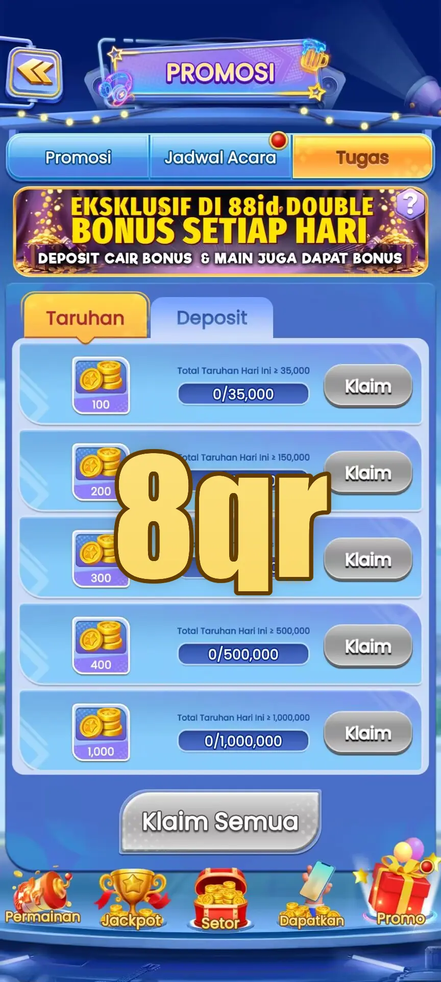 8qr Masuk